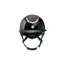 Charles Owen EQx Kylo Riding Helmet - Black Gloss/Rose Gold  Sparkly Wide Peak with MIPS